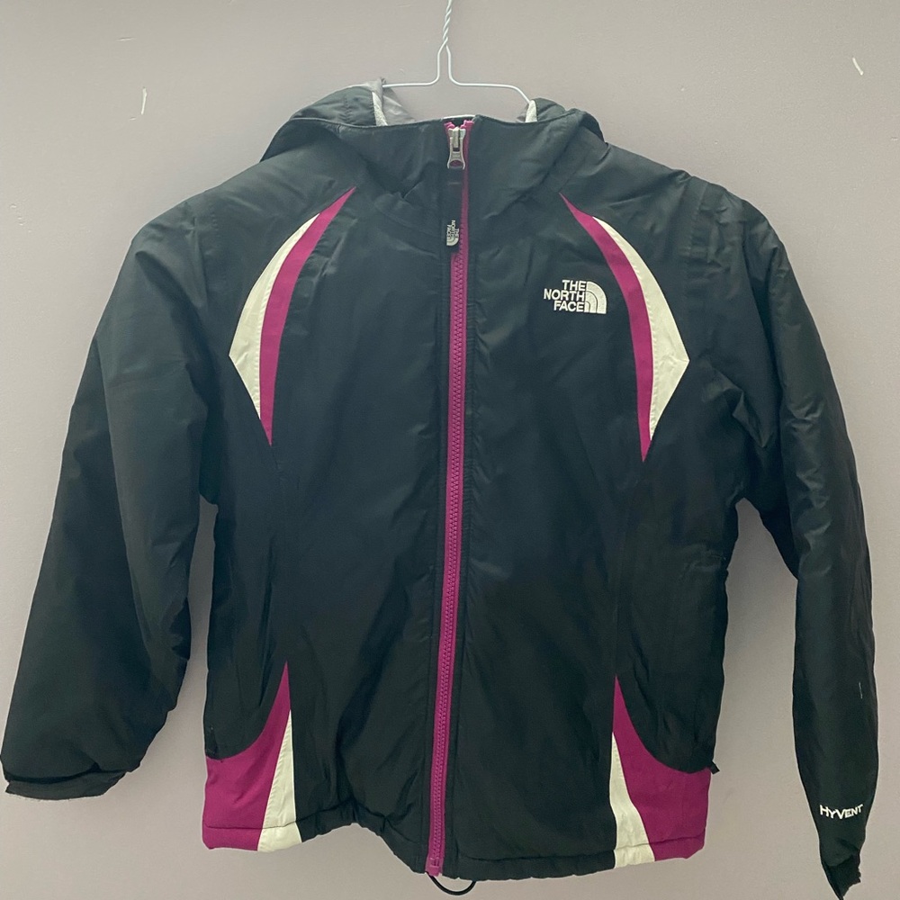 The North Face insulated jacket. Girls. Size 10-12